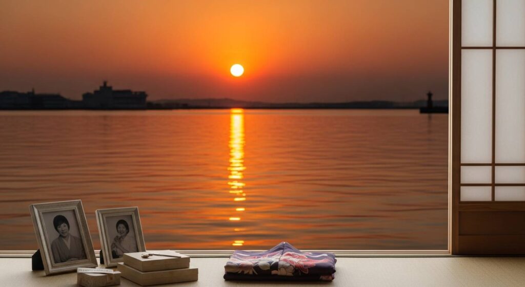 神戸の港に沈む夕日のように、美しく終える人生と遺品の整理術