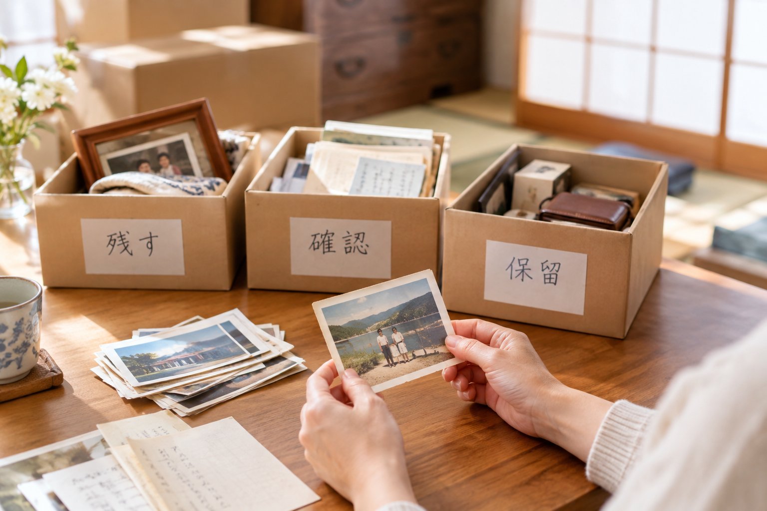 遺品が多すぎて整理できないときの進め方と心の整え方