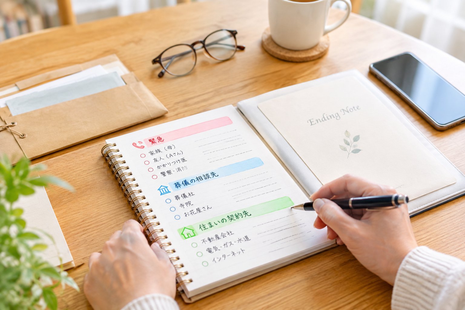 ひとり暮らしの方が考えたい死後事務と連絡先の整理
