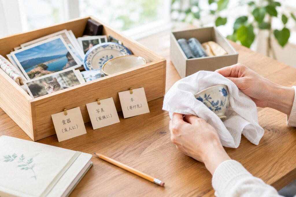 ひとり暮らしで考える思い出の品の譲り方と寄付の相談