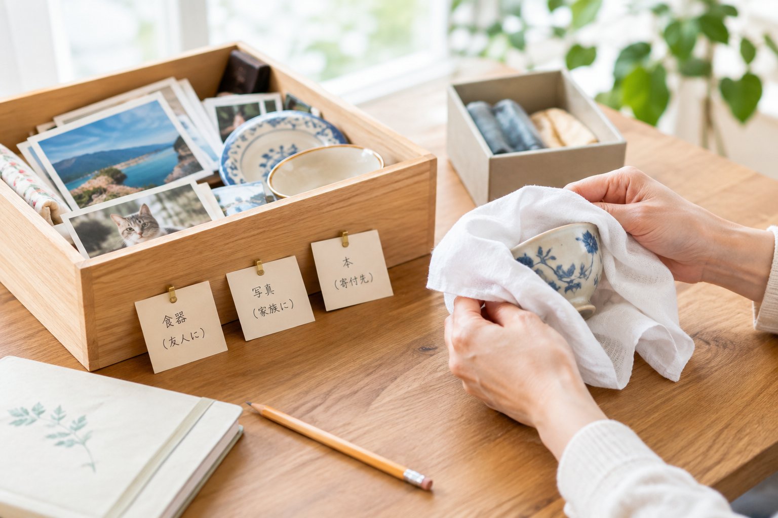 ひとり暮らしで考える思い出の品の譲り方と寄付の相談