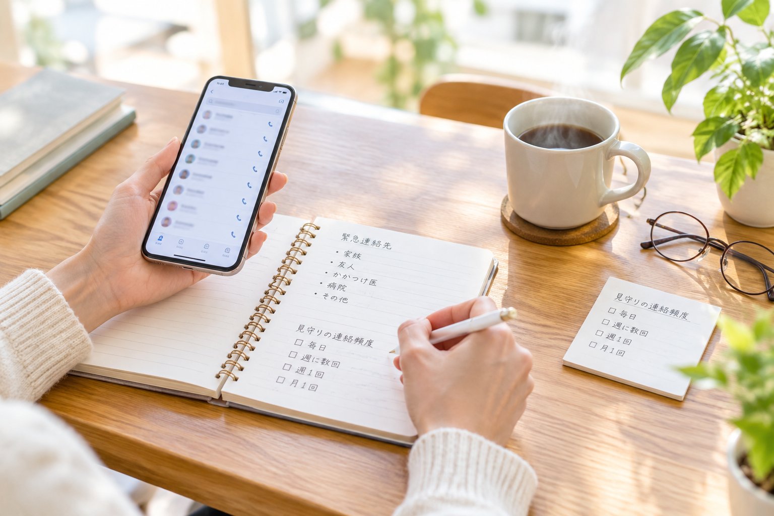 ひとり暮らしで考える緊急連絡先と見守りの相談